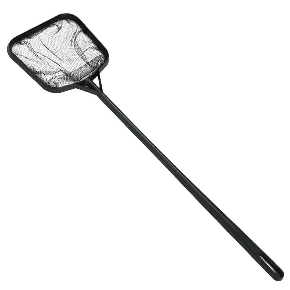 Épuisette de piscine avec poignée antidérapante, portable, pour nettoyer les piscines, aquariums, fo