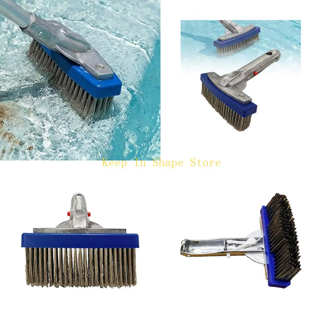 U1JC – brosse compacte d'entretien piscine en acier inoxydable, brosse nettoyage en profondeur robus