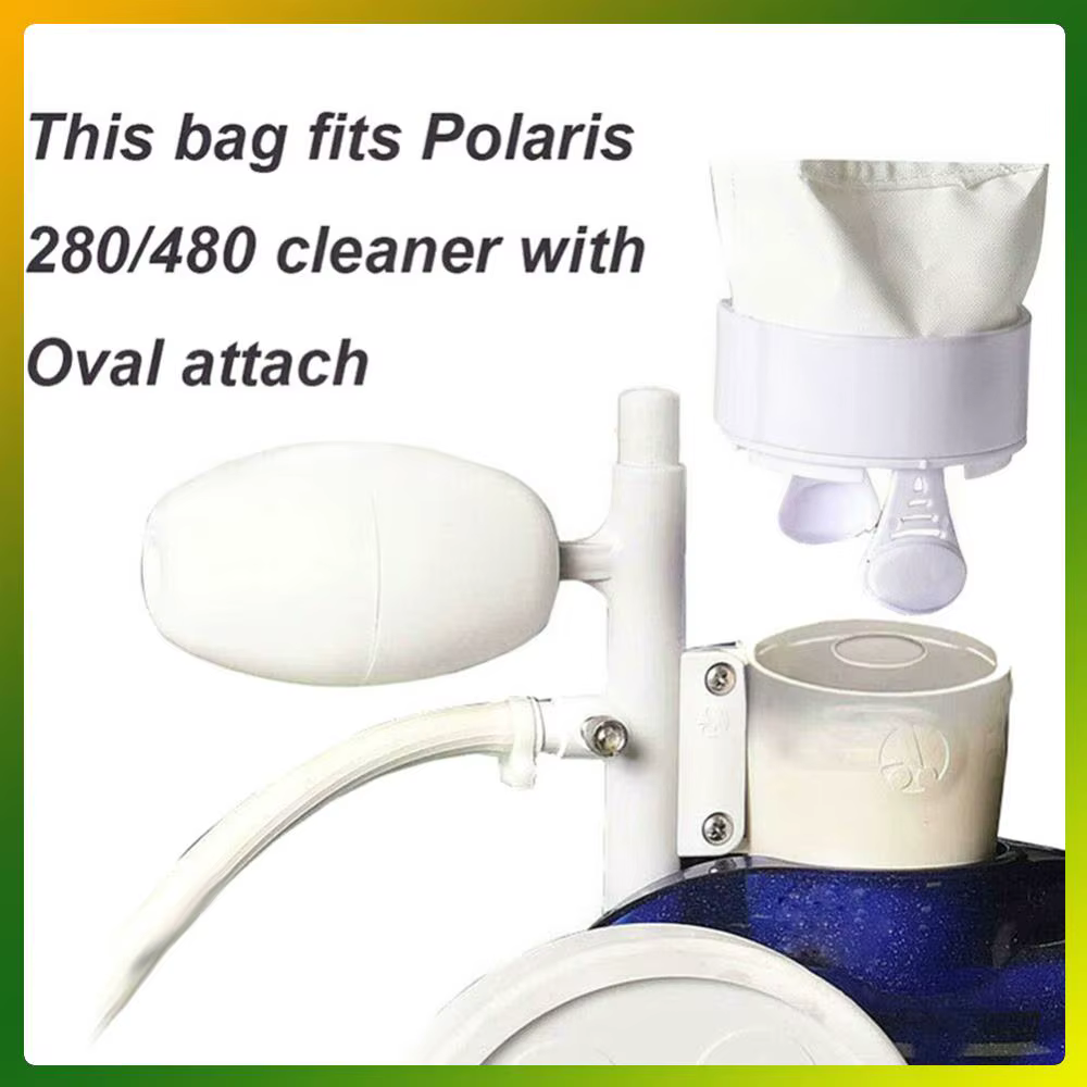 Sac filtrant à fermeture éclair de remplacement pour nettoyeur de piscine Polaris 280 480, pièces de