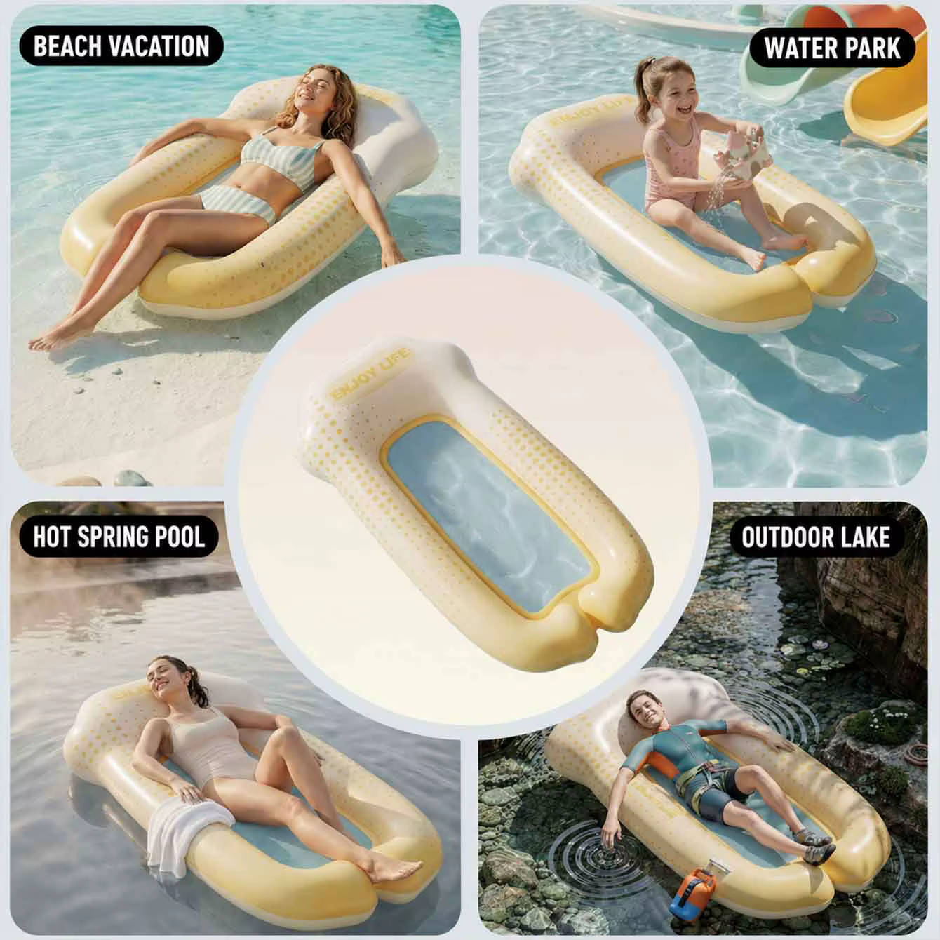 Hamac flottant gonflable pour piscine
