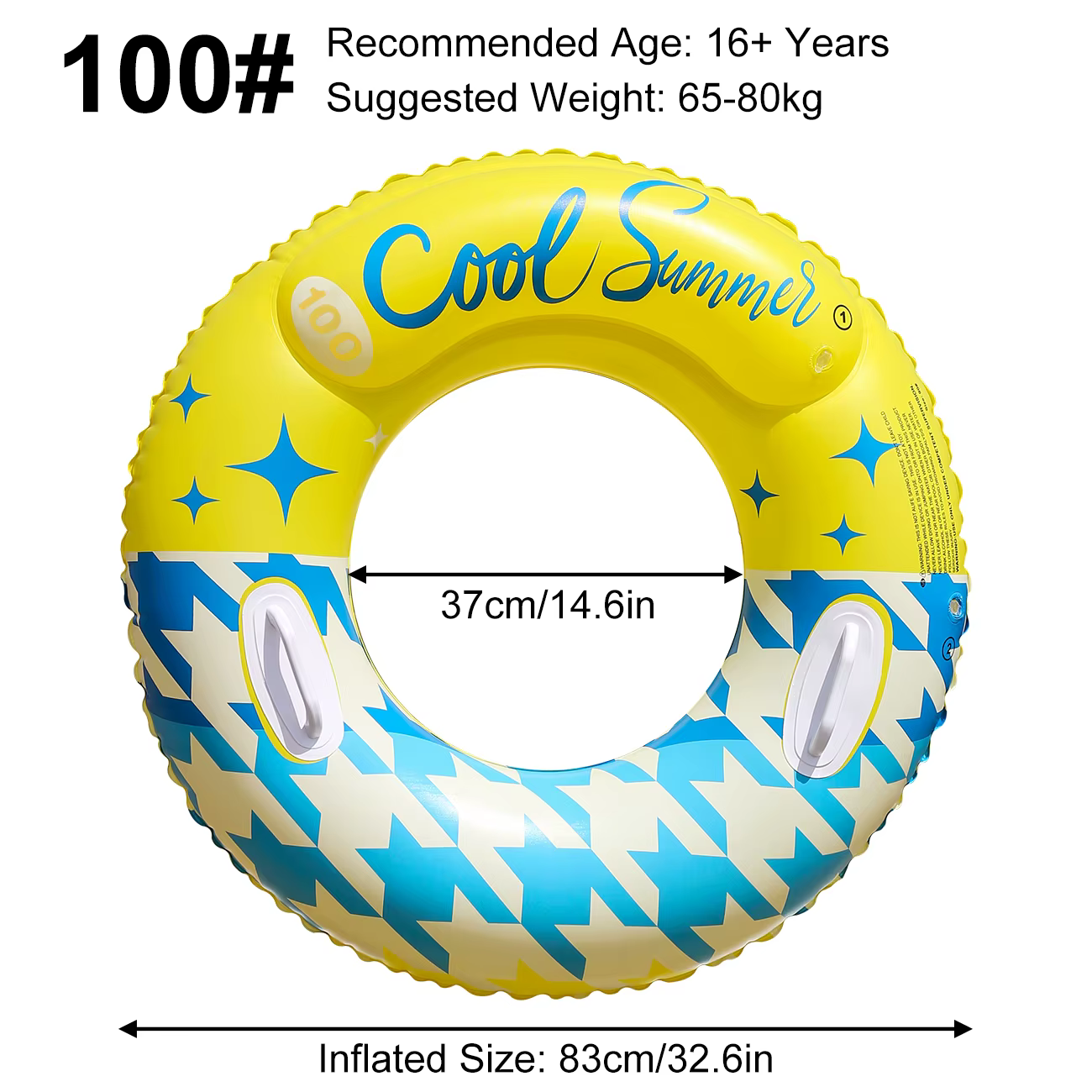 1 pièce Grand flotteur de piscine gonflable pour adultes