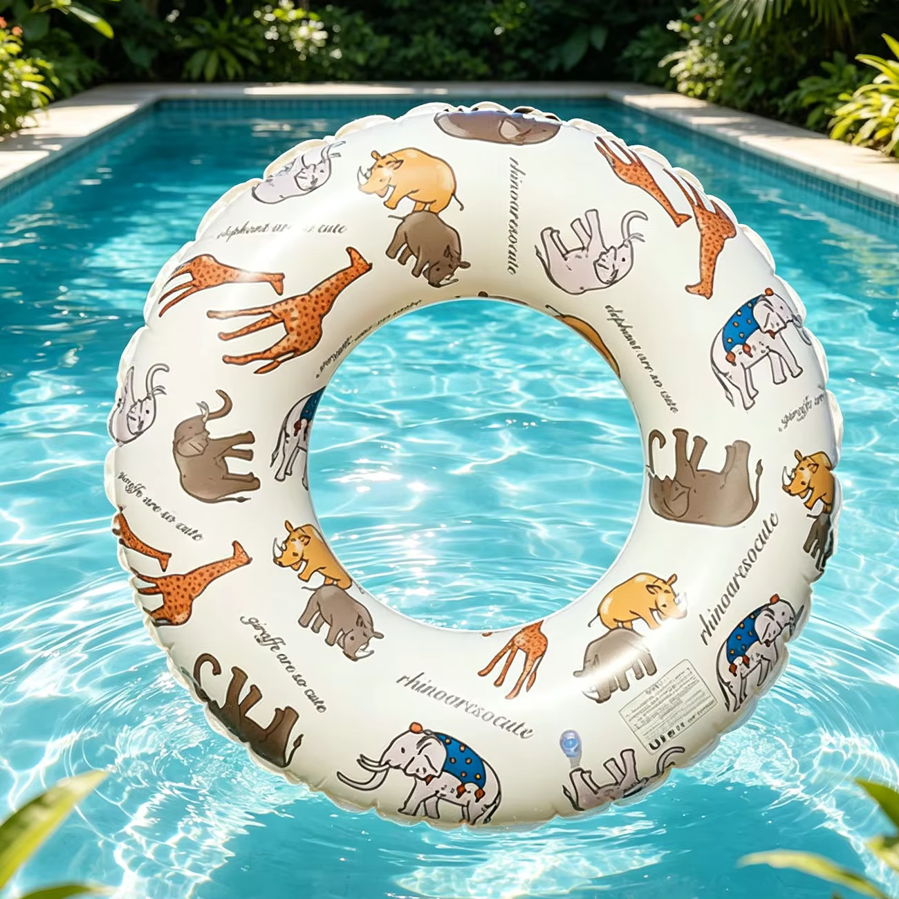 1 flotteur gonflable pour piscine