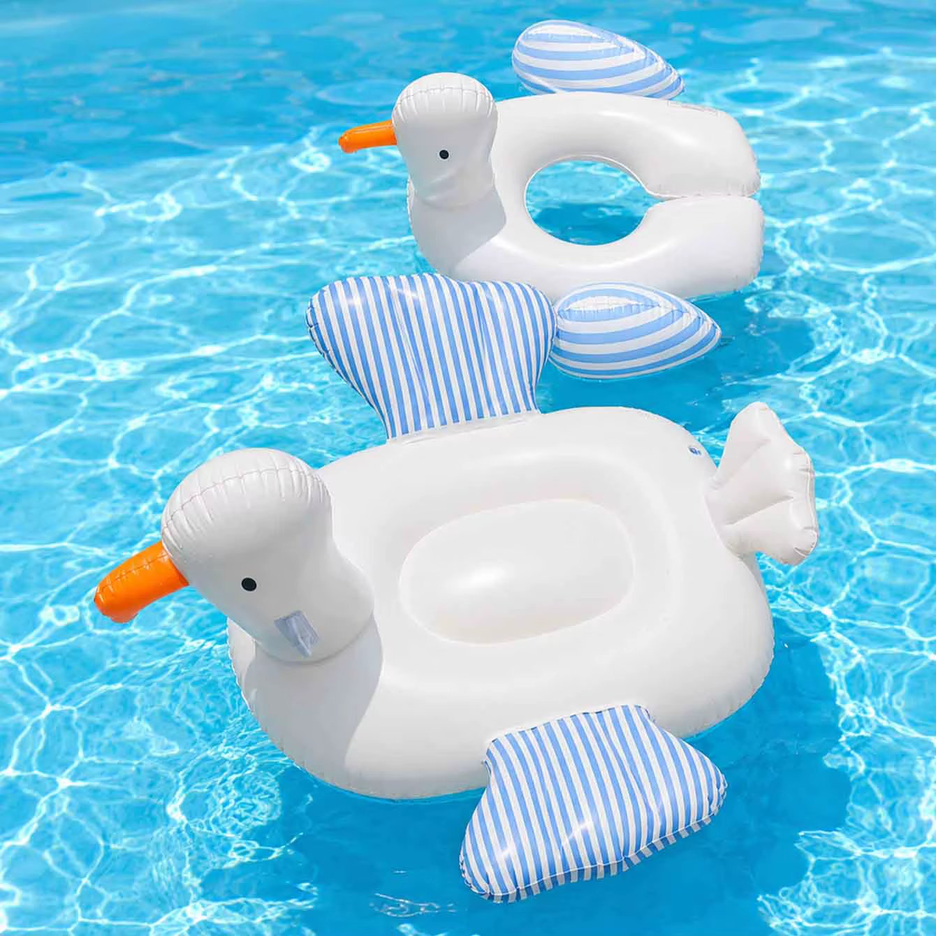 1PC Bouée Gonflable Cygne pour Piscine