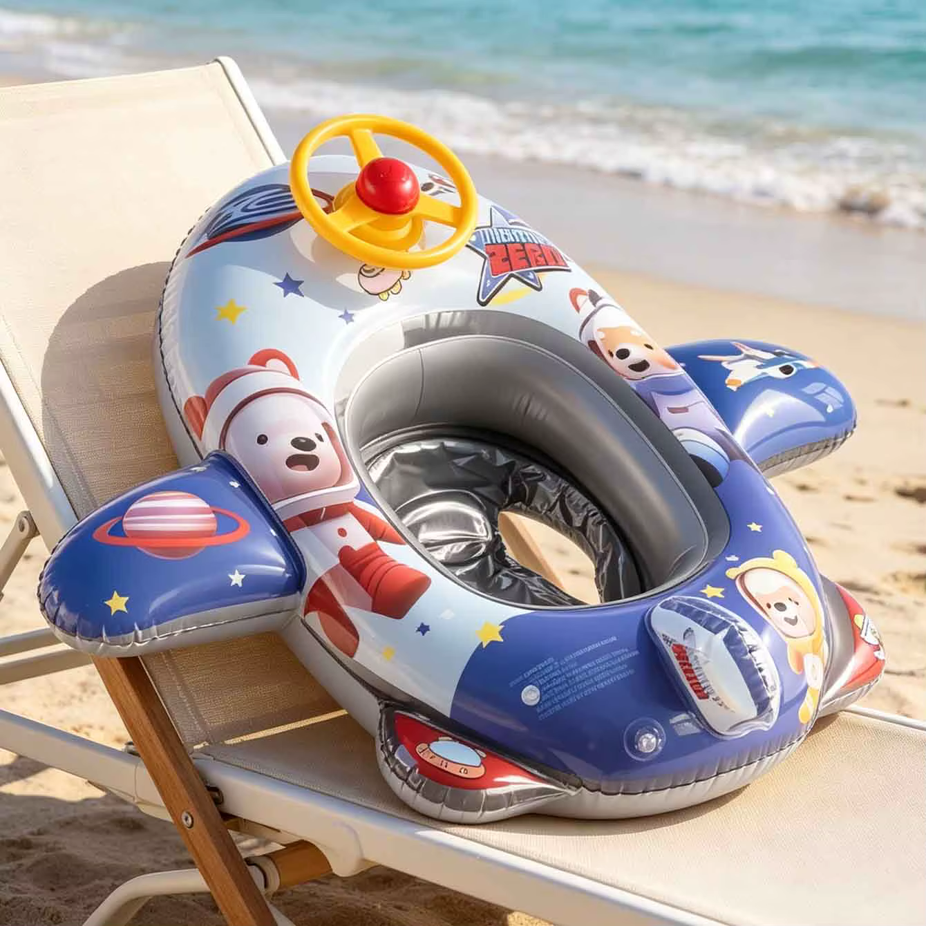 1PC Bouée gonflable en PVC pour piscine