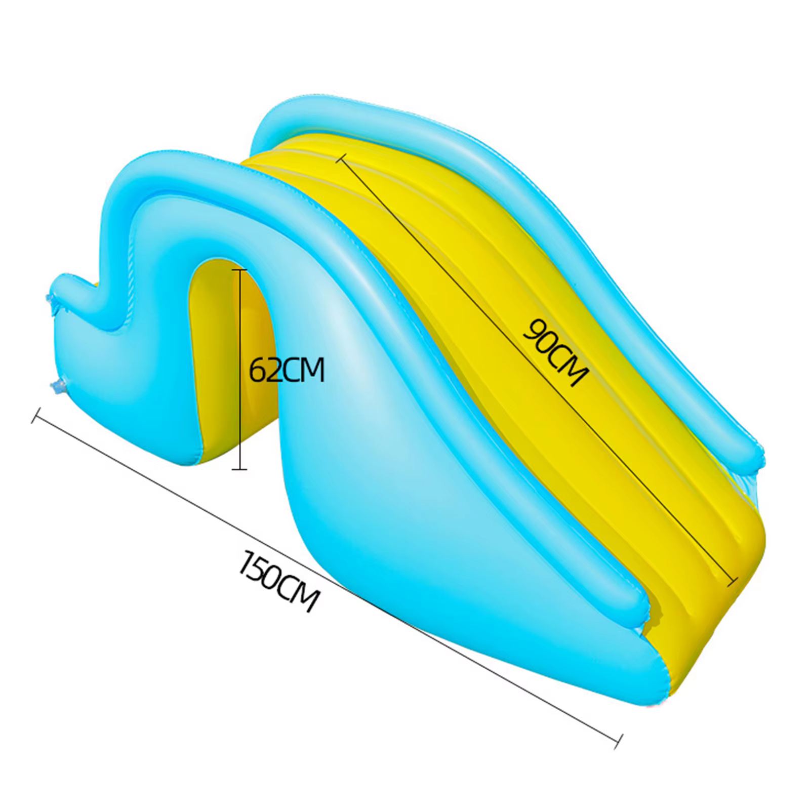 Glissière gonflable pour enfants, piscine hors sol, jardin
