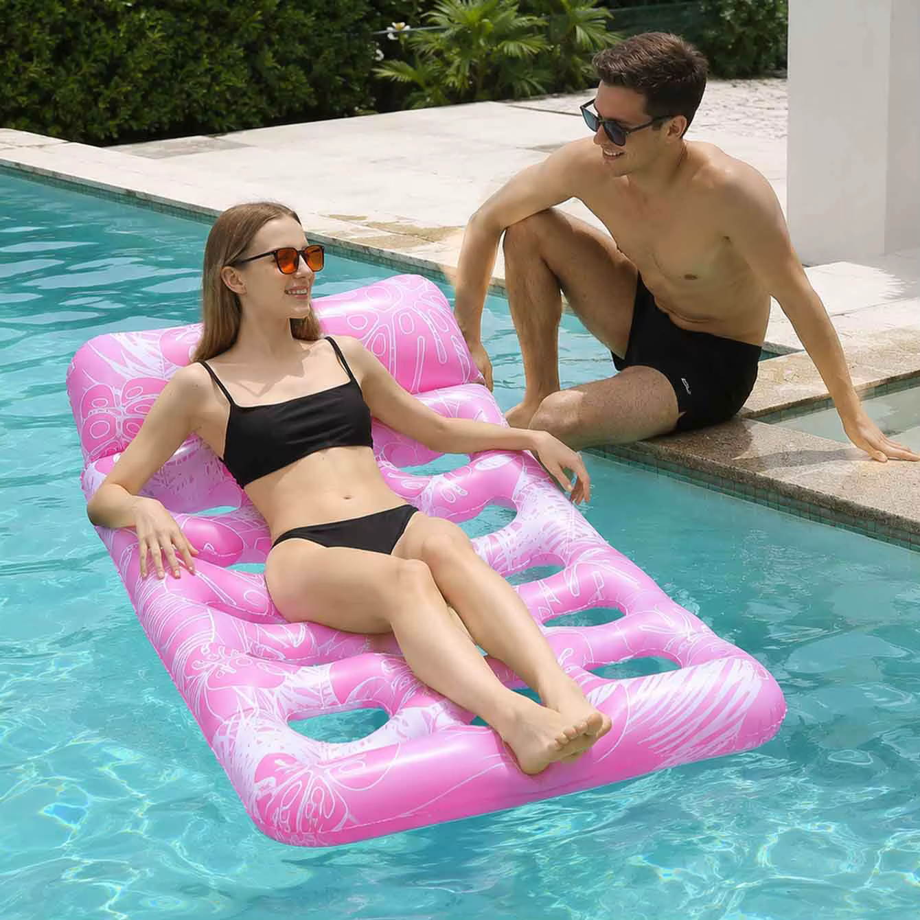Matelas gonflable pour piscine - Flotteurs