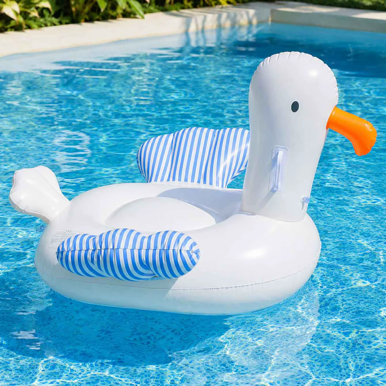 1PC Bouée Gonflable Cygne pour Piscine
