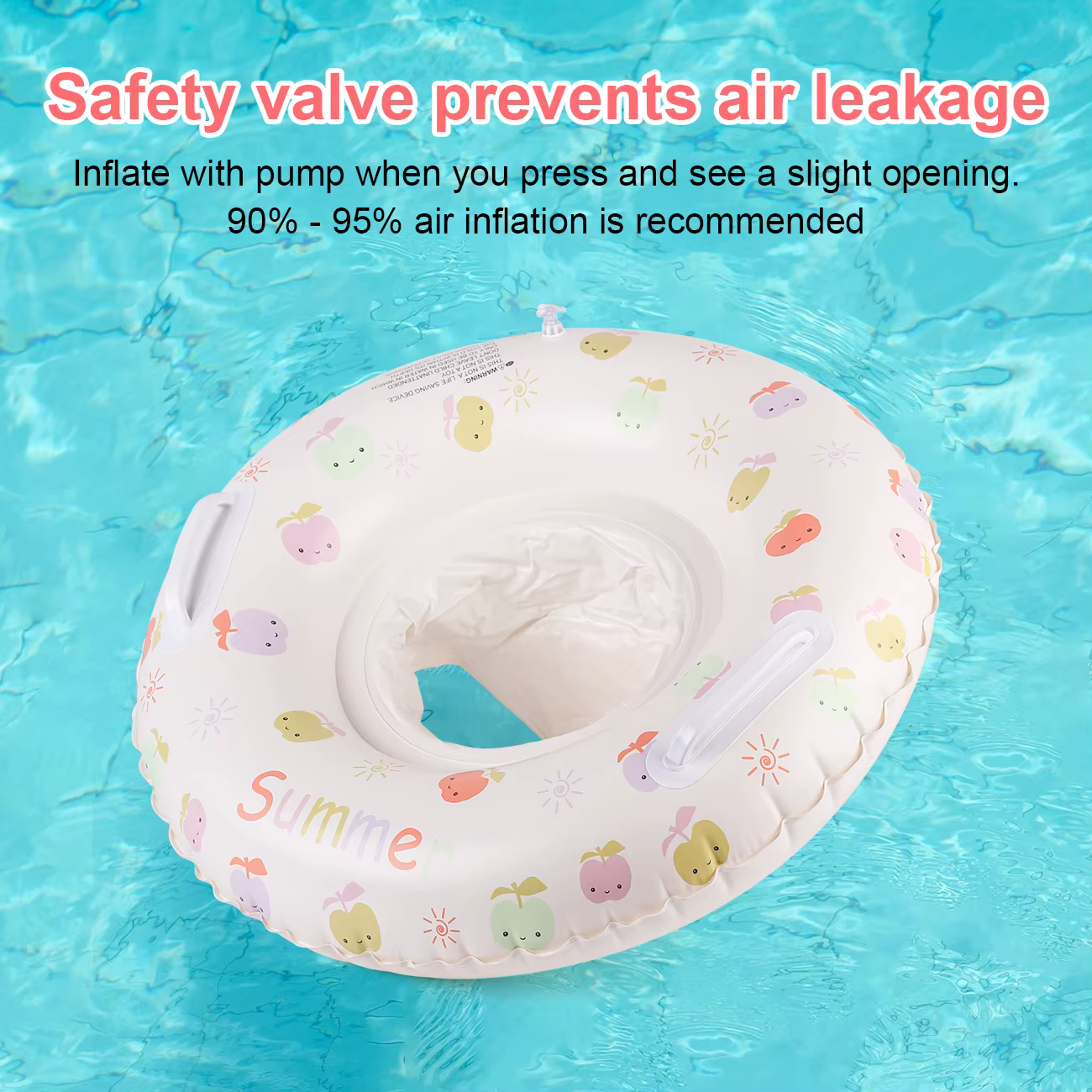 1PC Bouée de natation gonflable avec siège