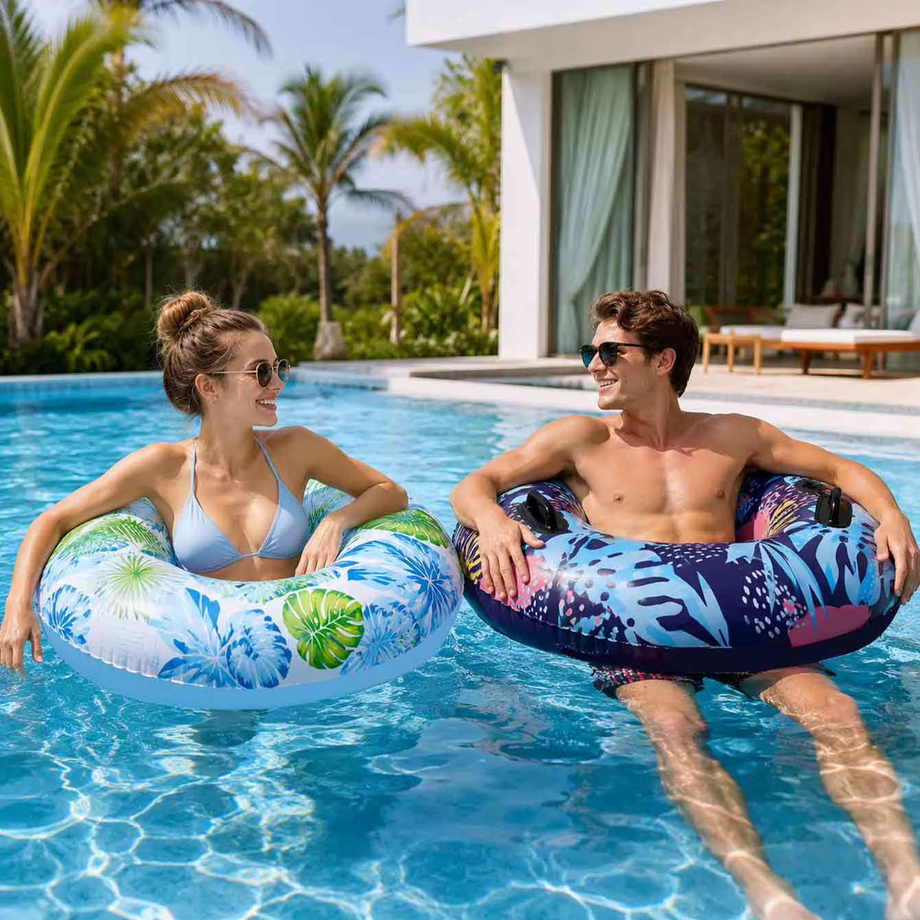 1 pièce de flotteurs et tubes gonflables pour piscine