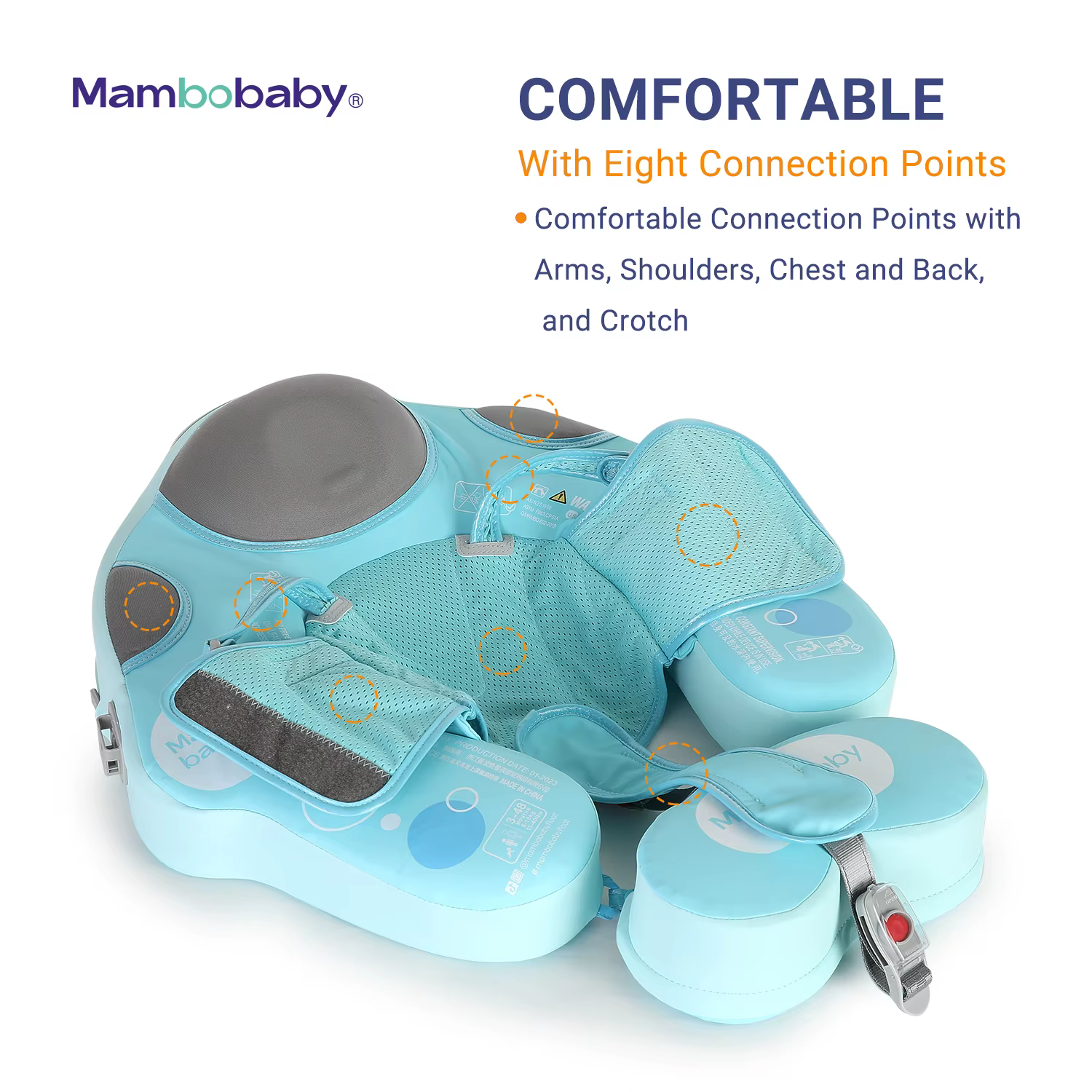 Mambobaby flotteur avec auvent 3ème Mode de natation entraîneur