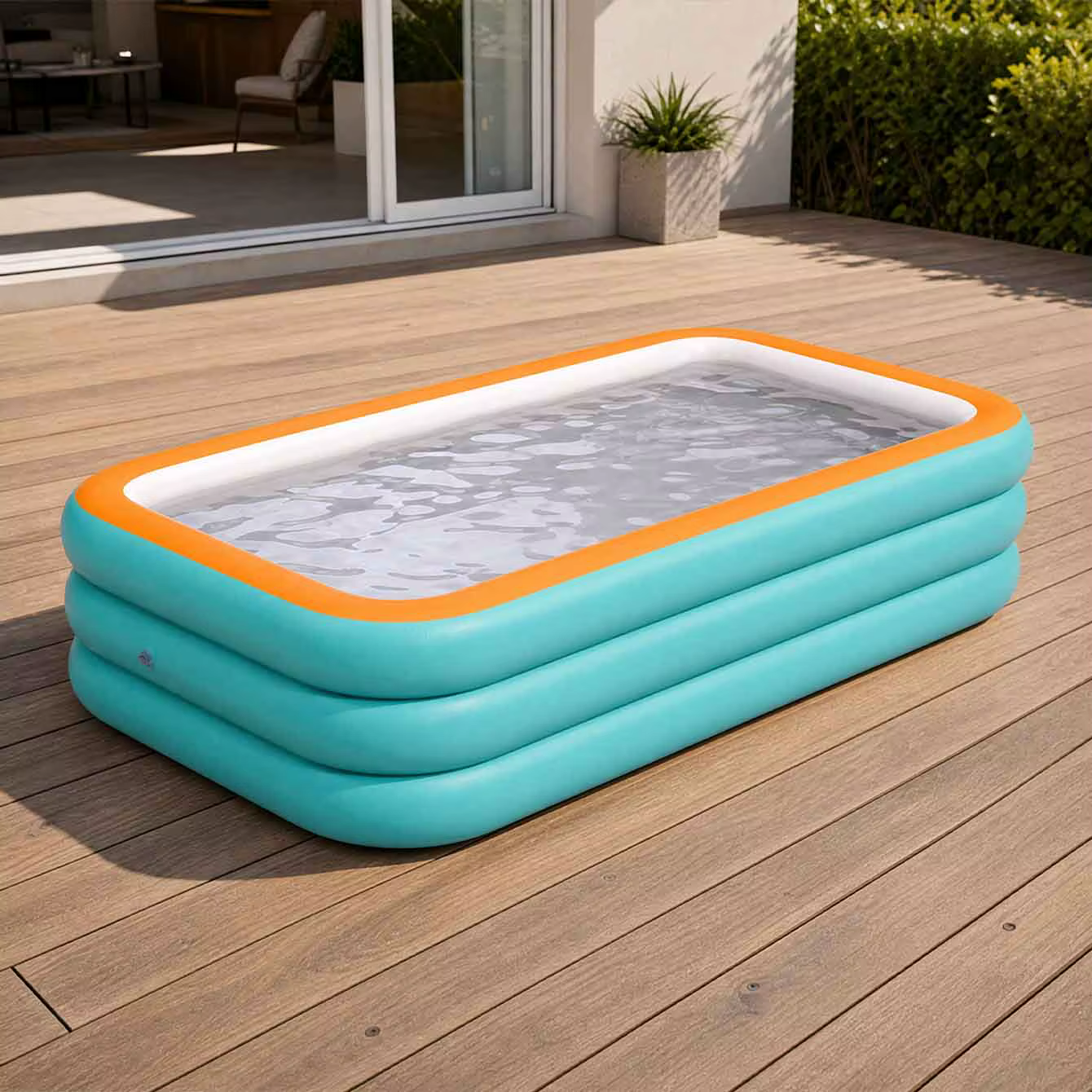 Grand ensemble de piscine gonflable