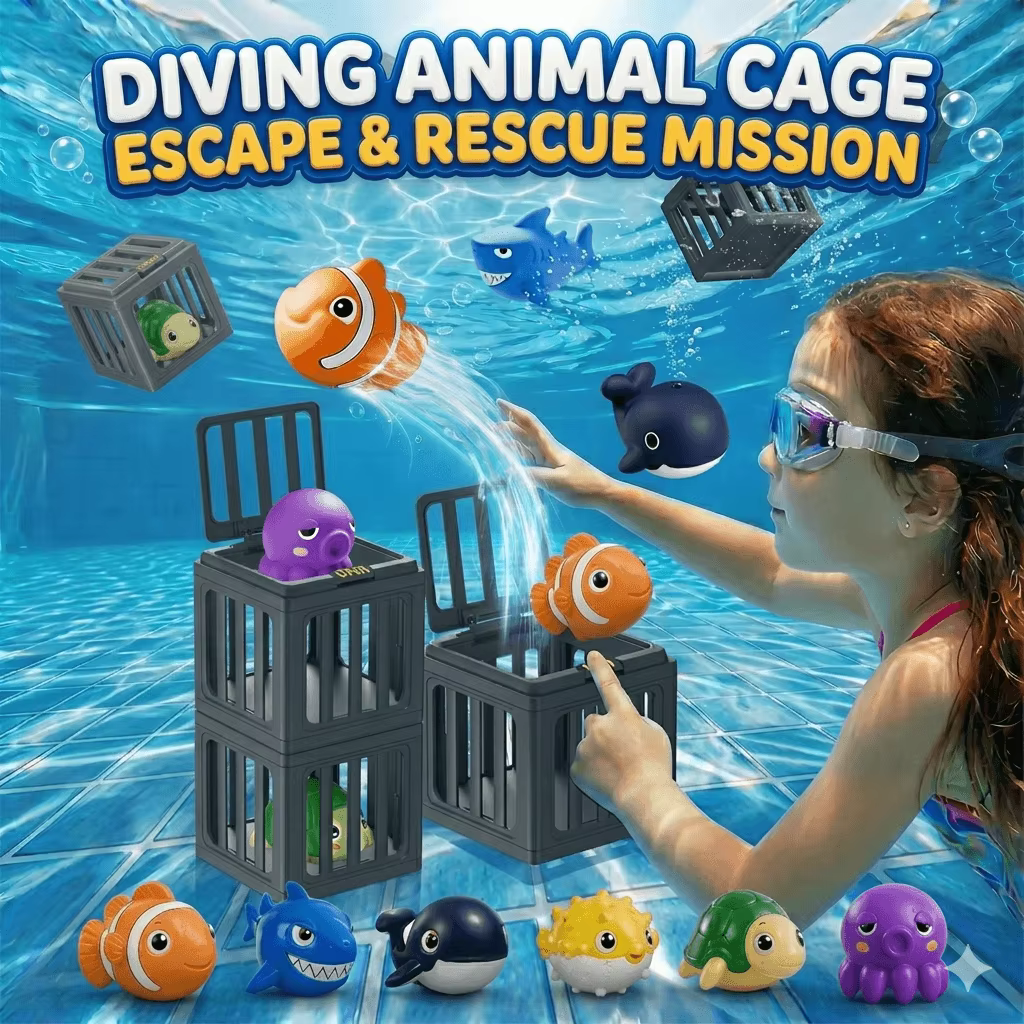 NOUVEAU Jouets de natation et de plongée Fish Box
