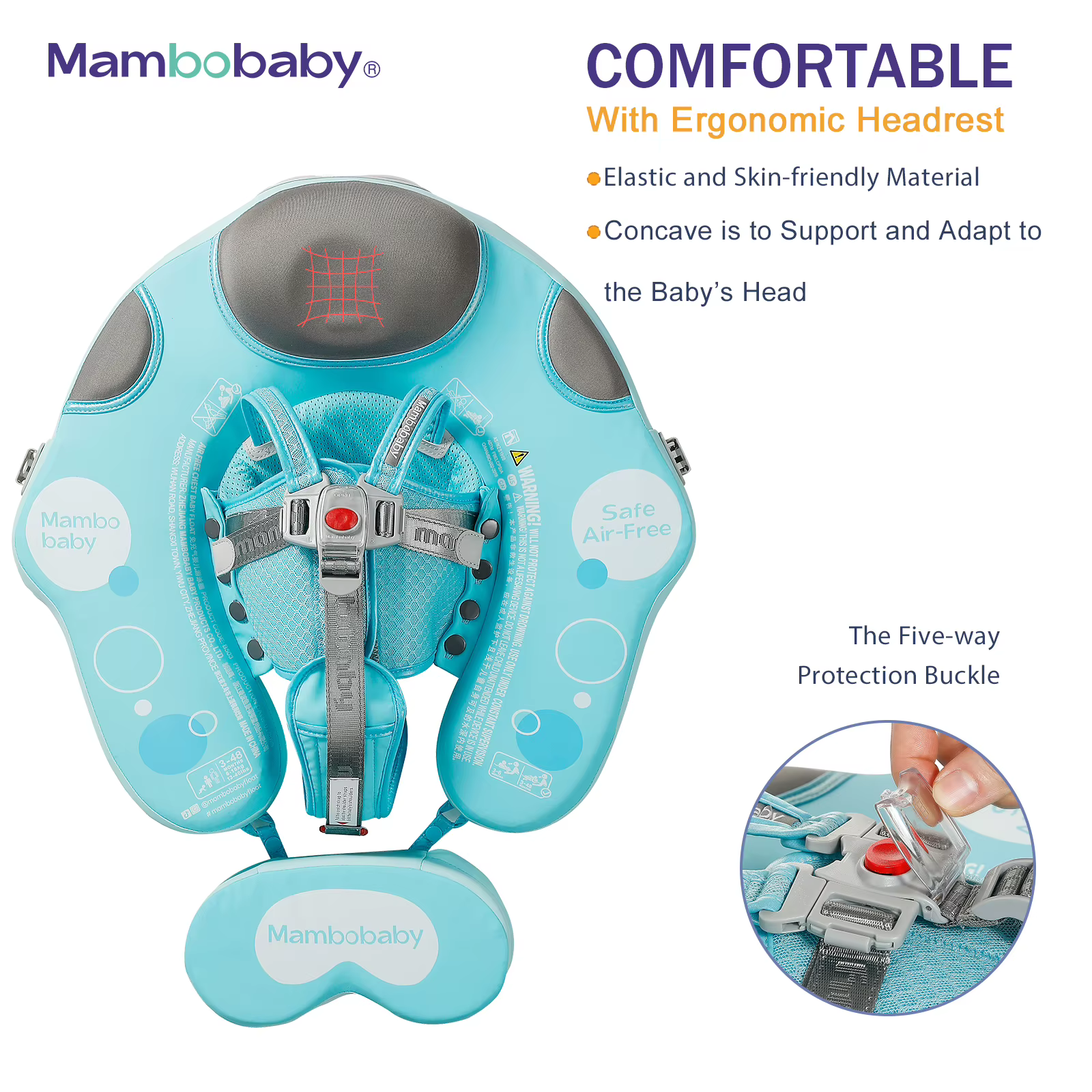 Mambobaby flotteur avec auvent 3ème Mode de natation entraîneur