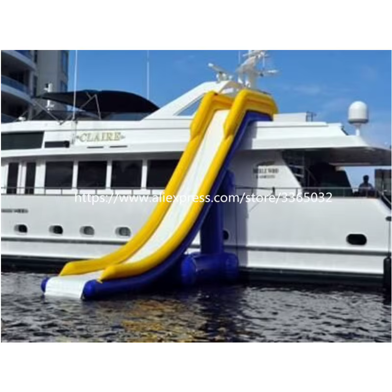 Glissière d'eau flottante gonflable commerciale bon marché