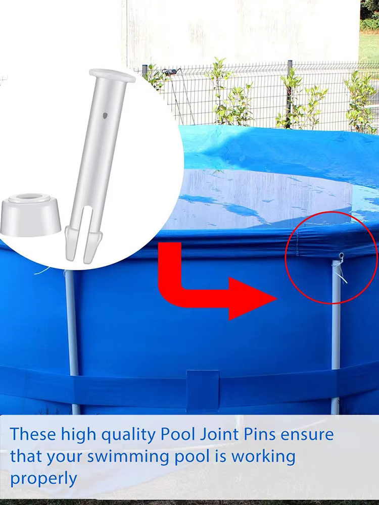 Goupilles de joints de piscine en PVC, 15/30/5.5 Cm, 6/7 pièces de rechange