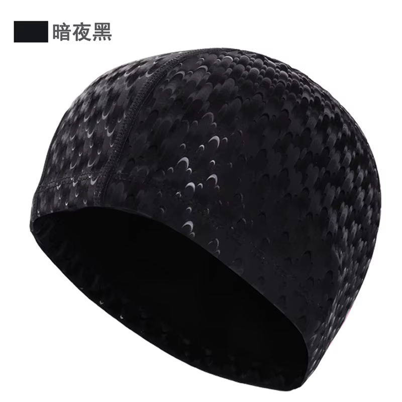 Chapeau de piscine en PU pour hommes/femmes adultes
