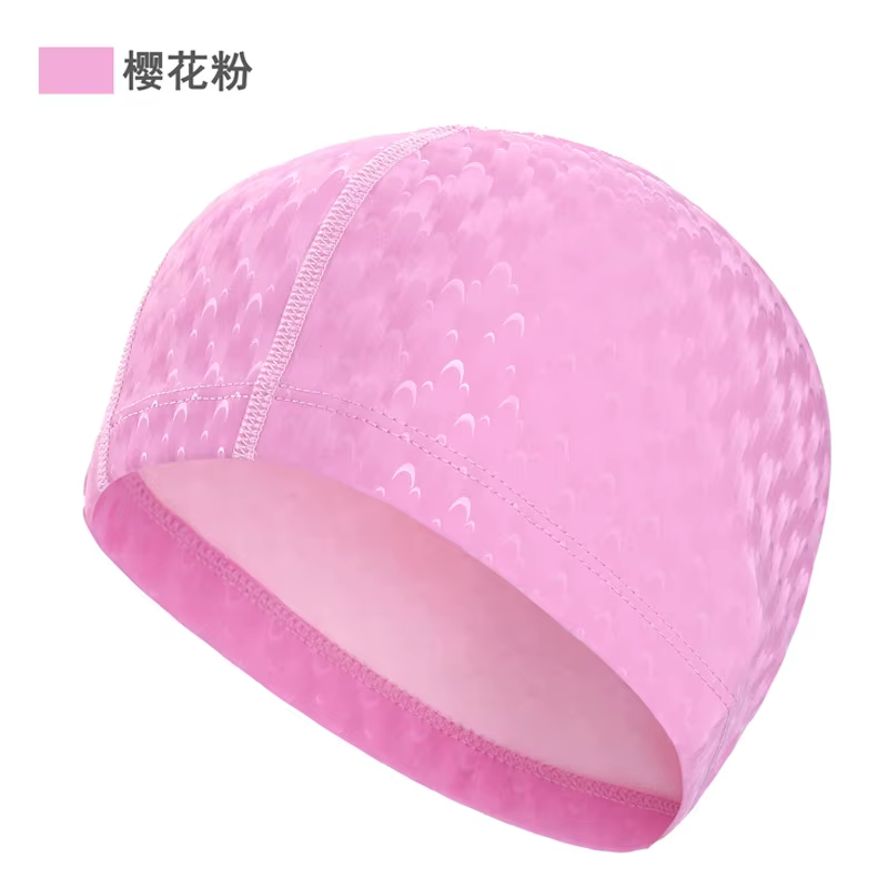Chapeau de piscine en PU pour hommes/femmes adultes