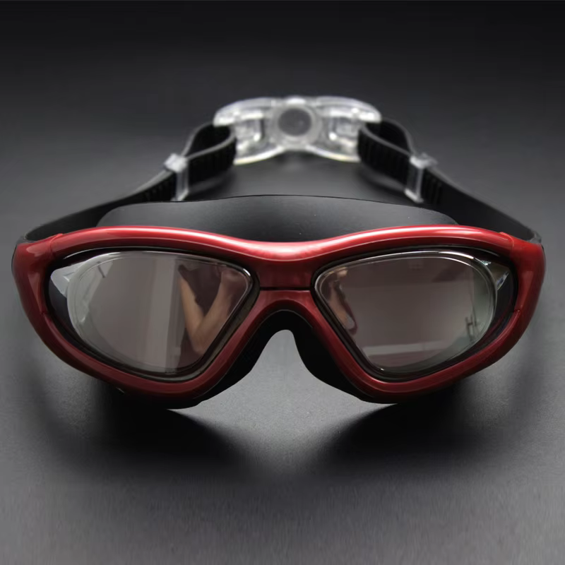 Lunettes de natation à grande monture pour hommes et femmes