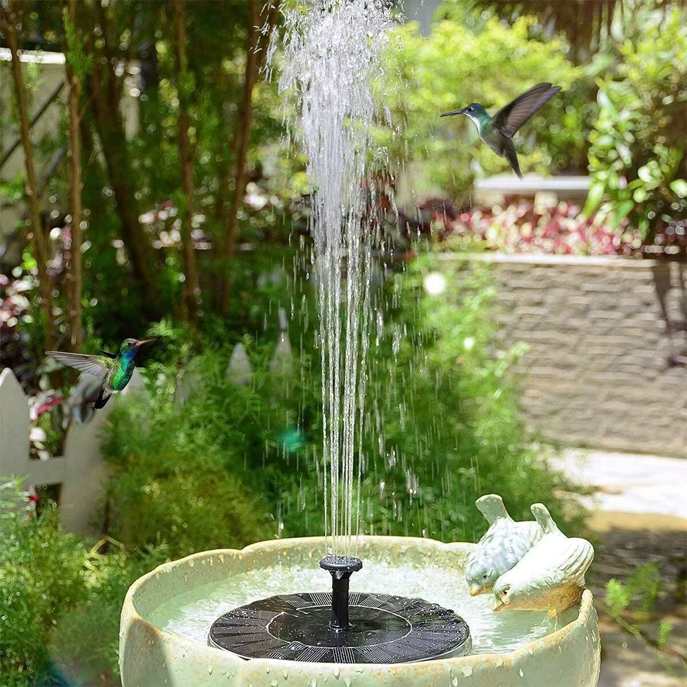 Mini Fontaine Solaire - Cascade Solaire pour Piscine/Étang