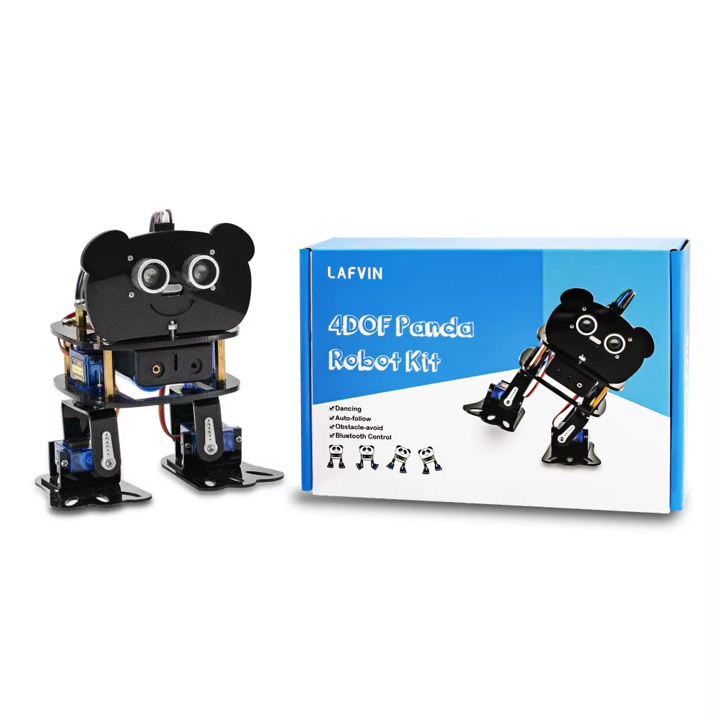 LAFVIN-Kit de bricolage 4-DOF KrasnoRobot, programmable, pour Ardu37, jouet électronique, compatible Android