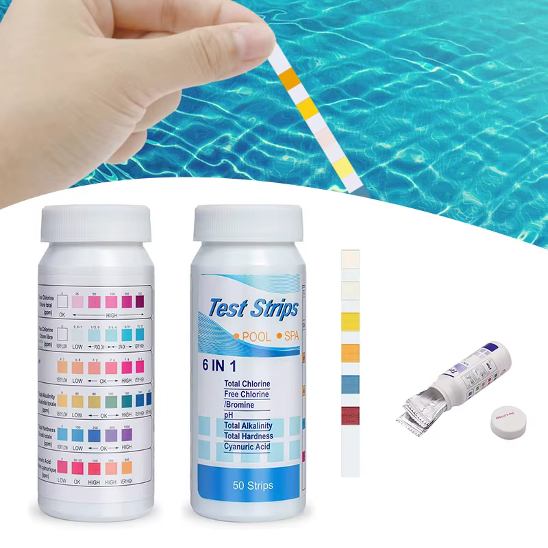 Papier de Test de qualité de l'eau 3/4/5/6 en 1