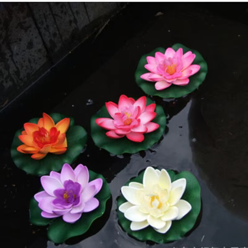 Fleur flottante artificielle de nénuphar