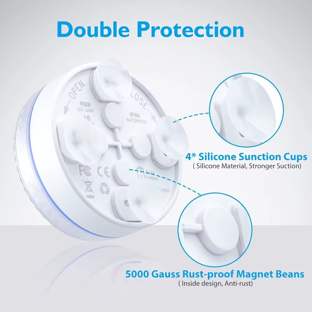 Lumières submersibles LED étanches pour piscine