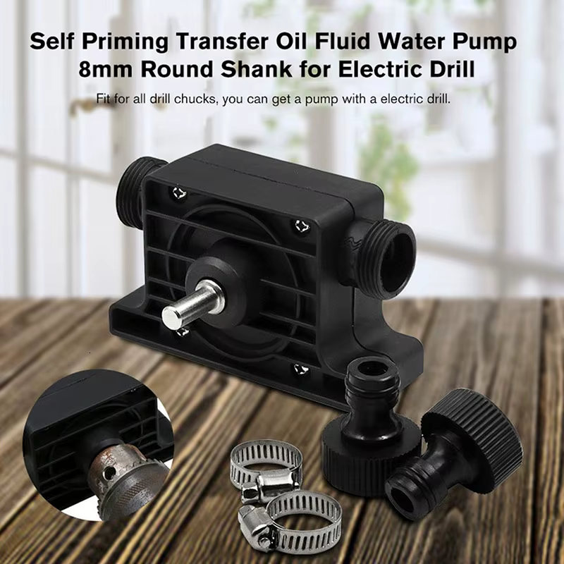 Pompe à eau portable pour perceuse électrique