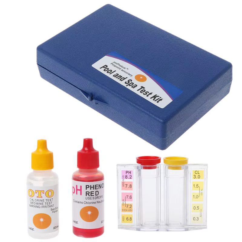 Kit de Test de qualité de l'eau, pH, chlore, piscine, hydroponique, Aquarium