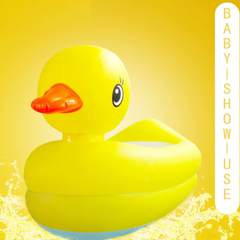 Piscine gonflable de bain de canard de dessin animé infantile jouer bassin