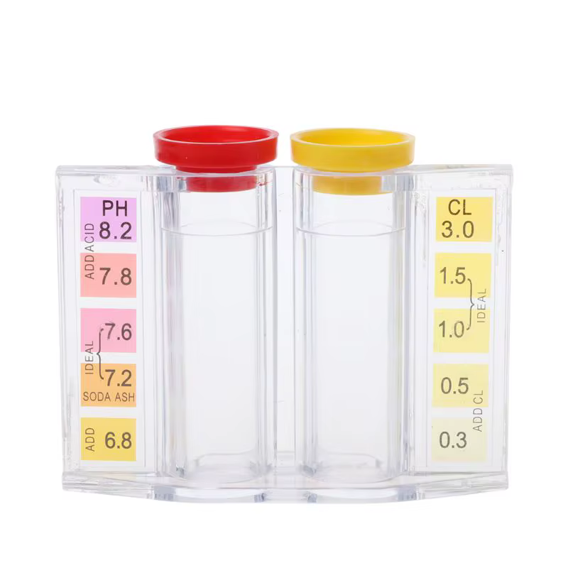 Kit de Test de qualité de l'eau, pH, chlore, piscine, hydroponique, Aquarium