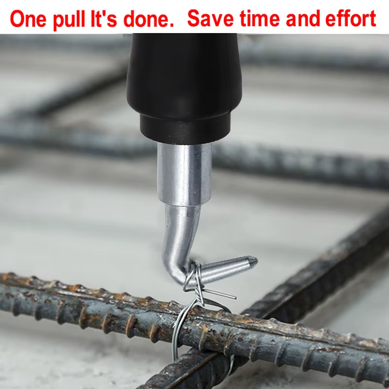 Outil d'Enroulement de Fil d'Acier Semi-automatique, Crochet de Fixation, de Nouage, de Réglage de Barres d'Armature en Acier pour Chantier
