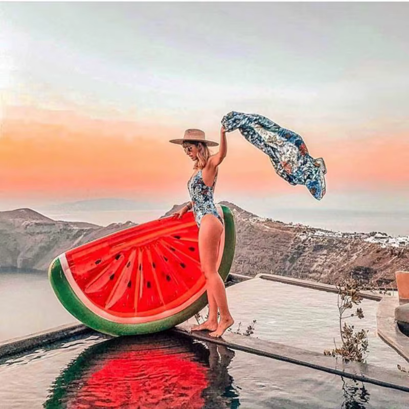 Matelas flottant gonflable géant pour piscine