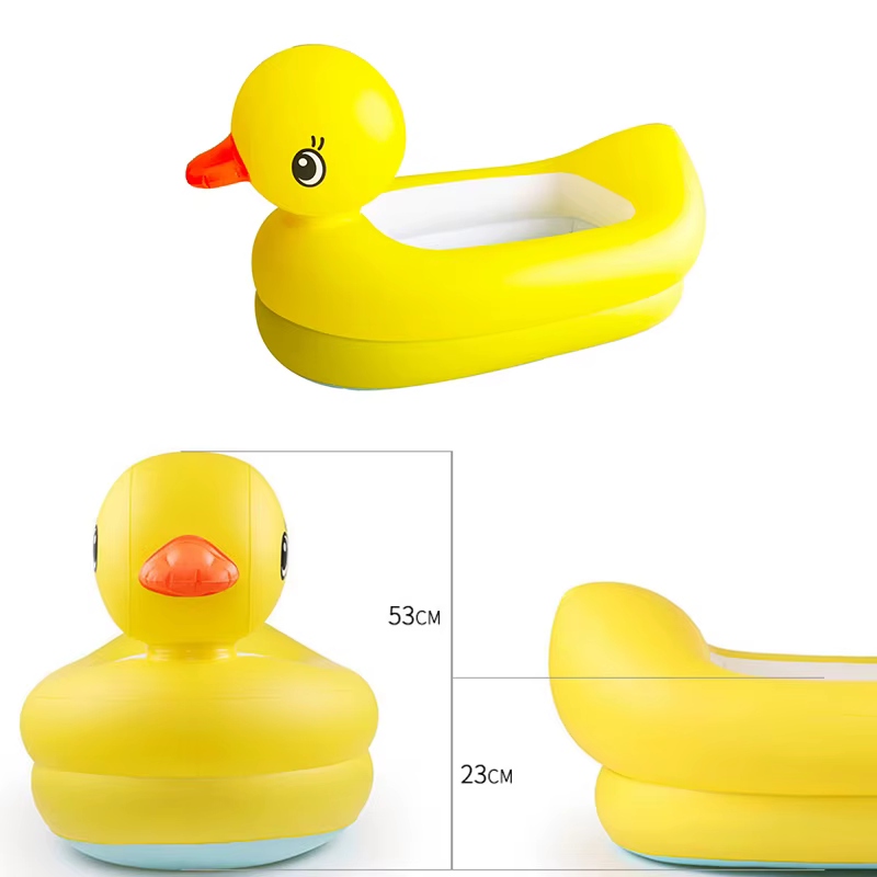 Piscine gonflable de bain de canard de dessin animé infantile jouer bassin