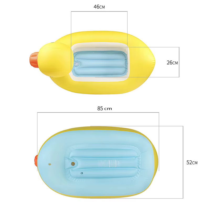 Piscine gonflable de bain de canard de dessin animé infantile jouer bassin