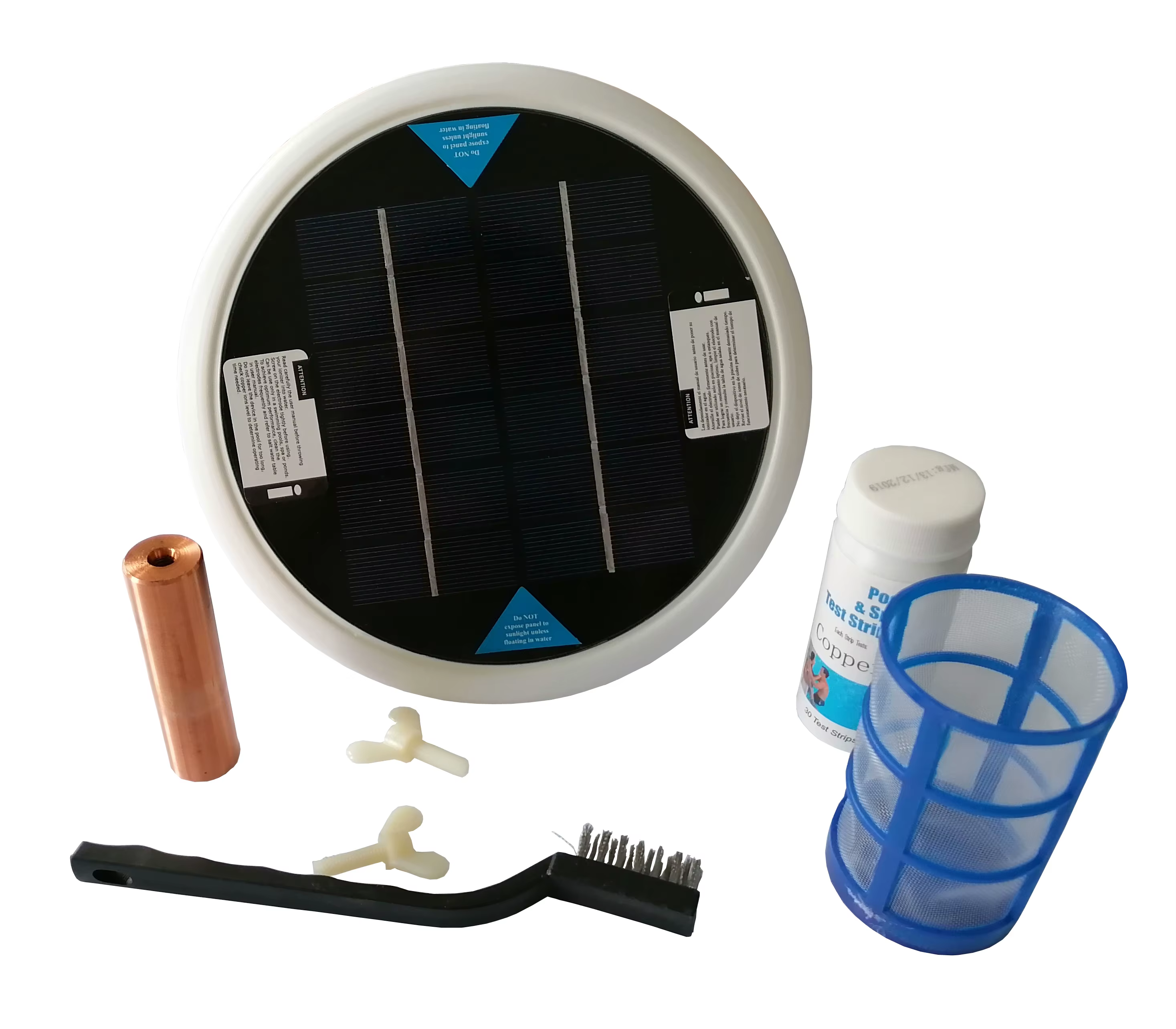 Purificateur de filtre à eau ioniseur solaire pour piscine