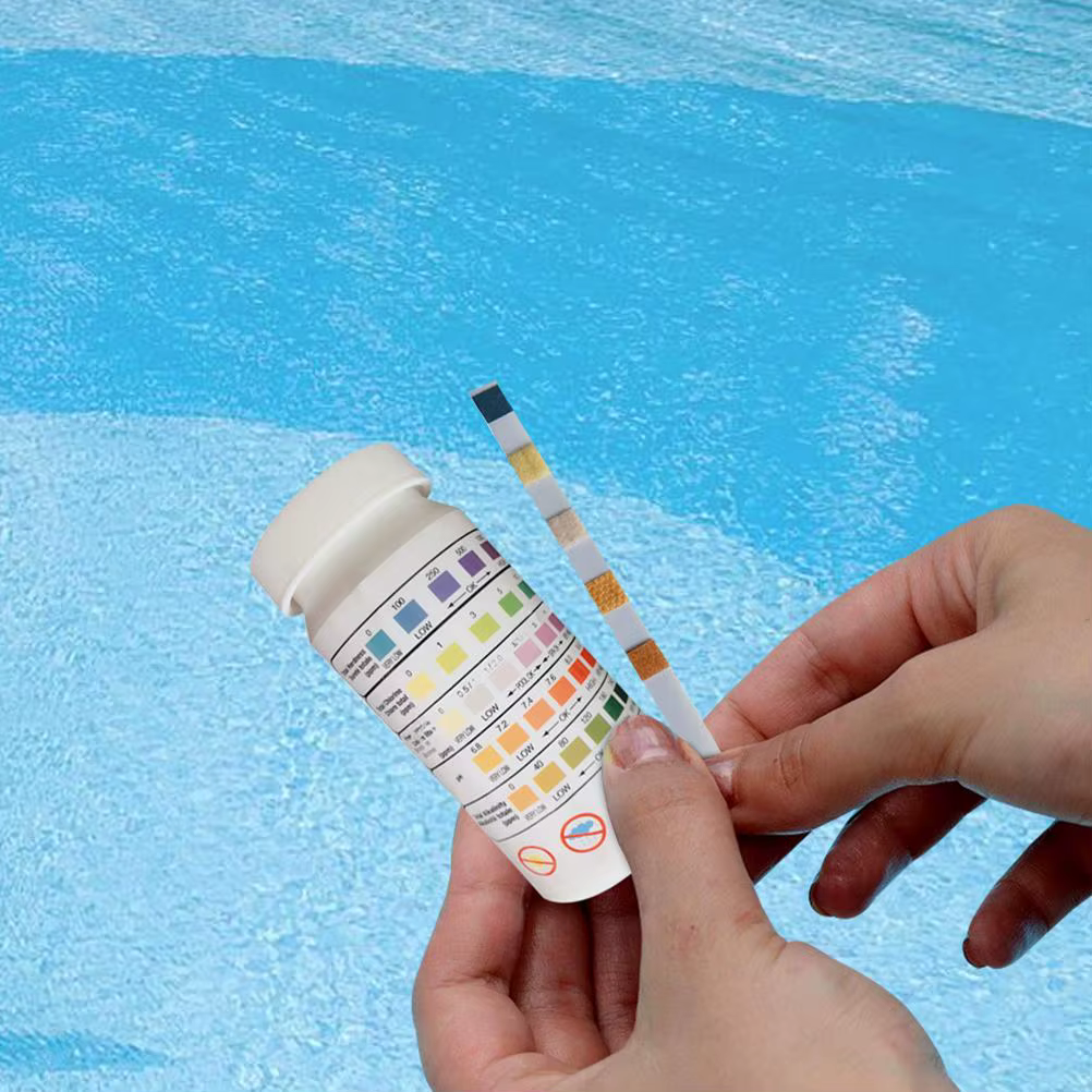 Lot de 50 bandelettes de test de qualité de l'eau pour piscine
