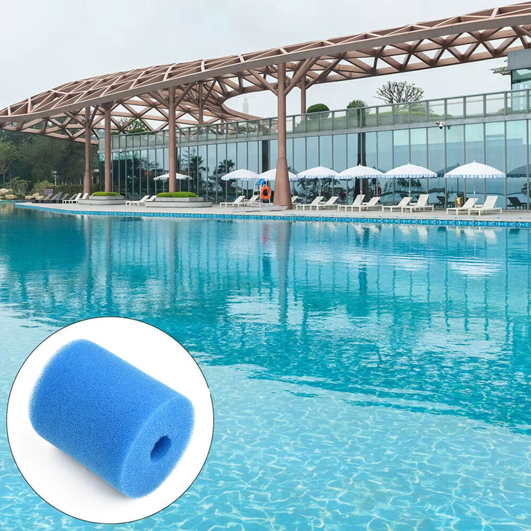 Pour Intex Type II lavable piscine filtre éponge réutilisable mousse