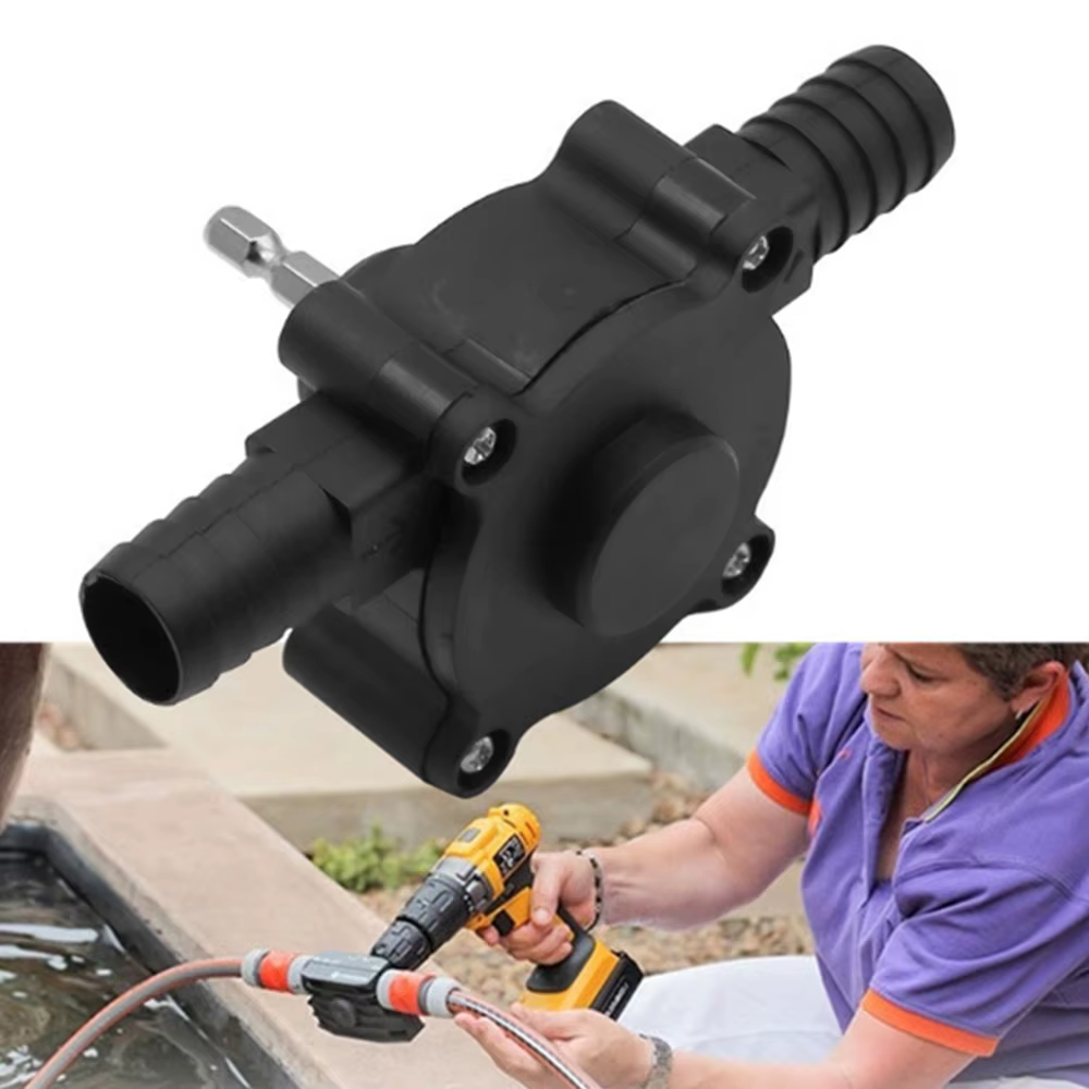 Pompe de forage électrique, Mini pompes de transfert de liquide auto-amorçantes manuelles, pompe à eau fluide à huile Diesel, outil d'extérieur de jardin domestique Portable