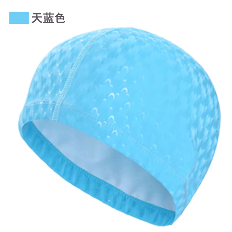 Chapeau de piscine en PU pour hommes/femmes adultes