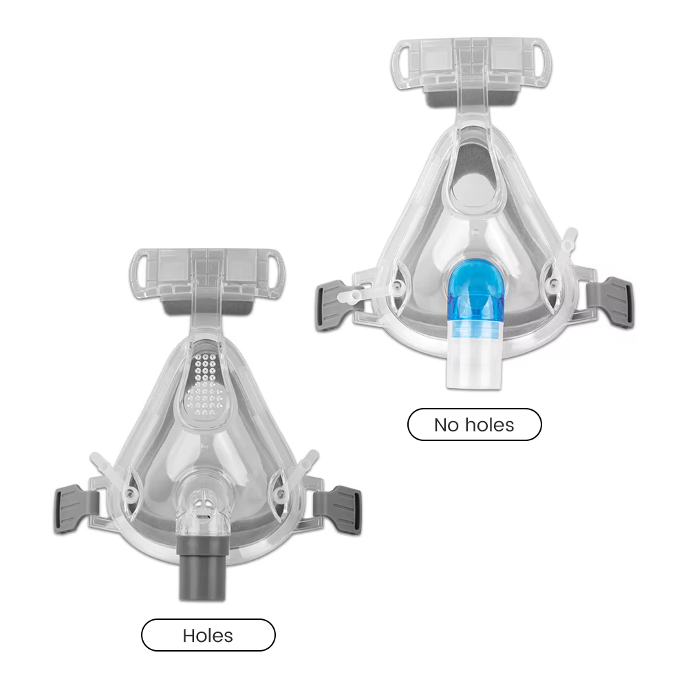 Masque CPAP pour apnée CPAP, Machine respiratoire automatique, masque facial complet pour sommeil, avec couvre-chef, accessoires de respirateur Anti-ronflement