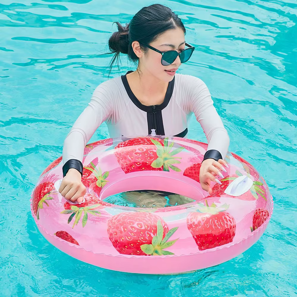 Bouée de natation gonflable Fraise Cerise pour adulte