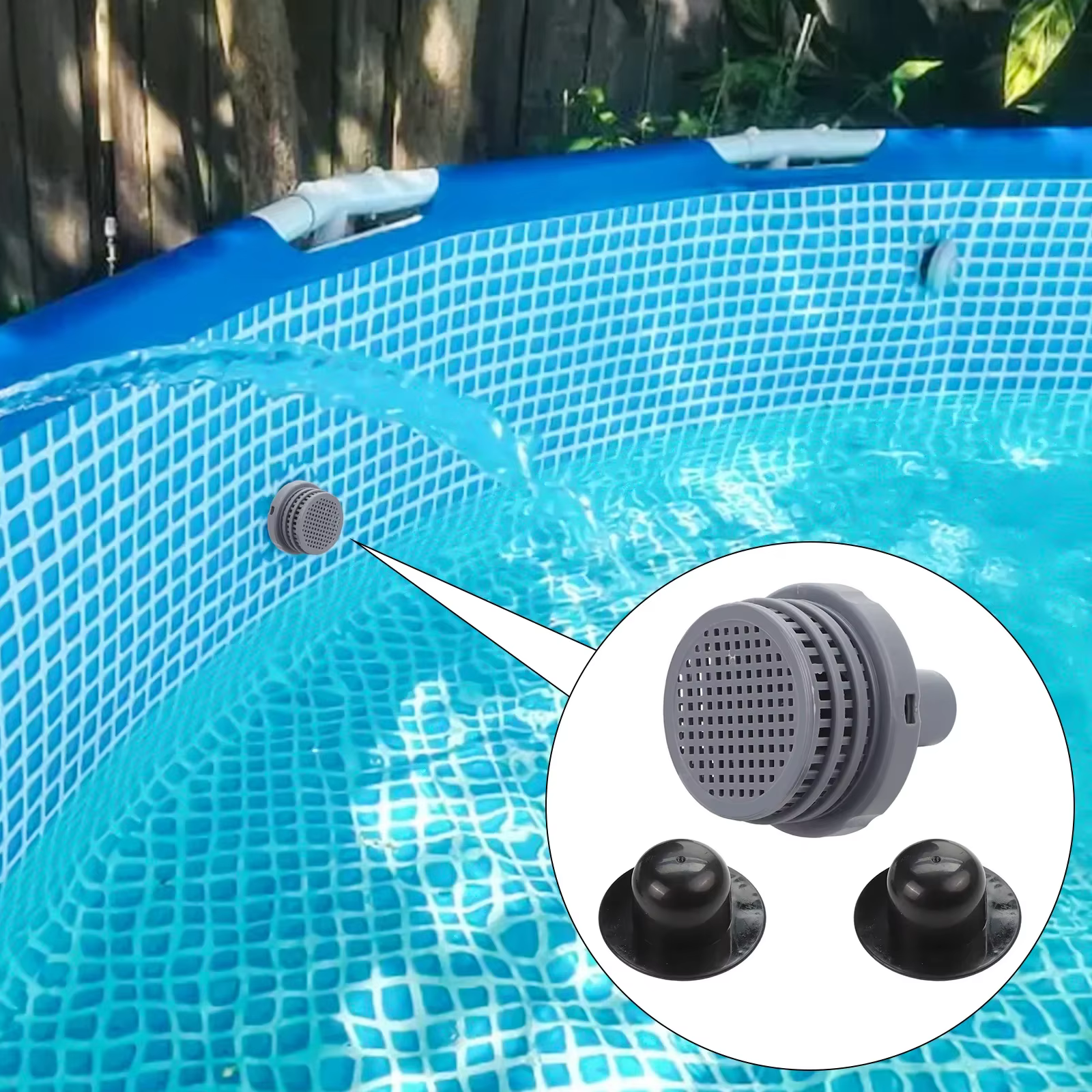 Connecteur de filtre d'entrée de pompe de piscine 12*10*9cm