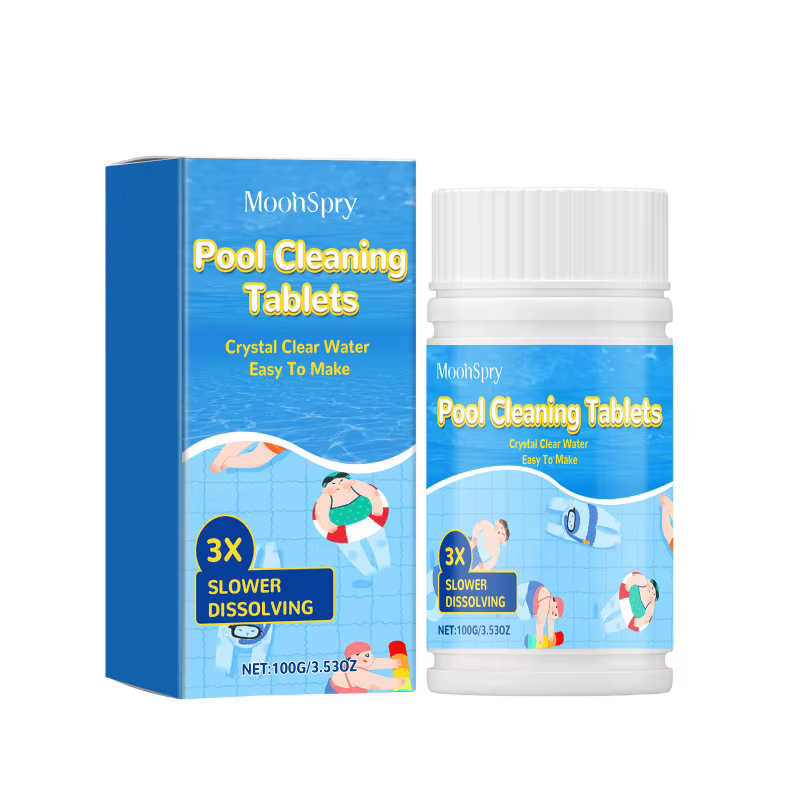 Comprimés effervescents pour le nettoyage de la piscine