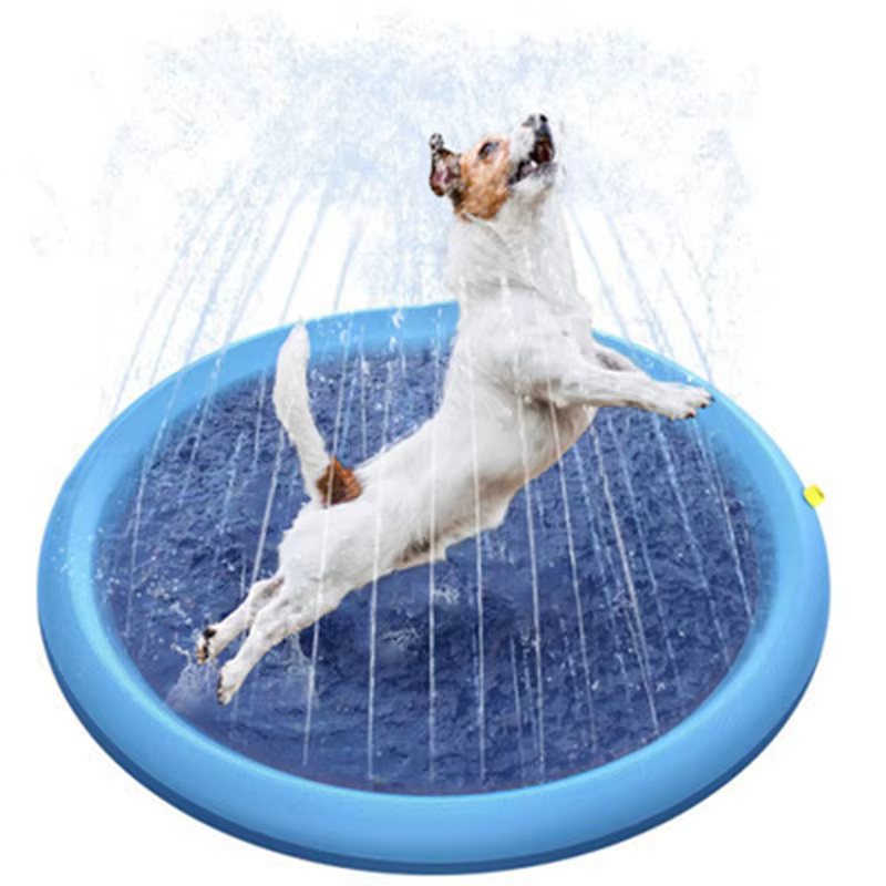 Piscine gonflable pour animaux de compagnie d'été