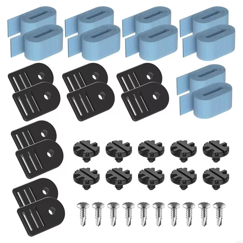 Ensemble fixation bobine Clip sangle couverture piscine