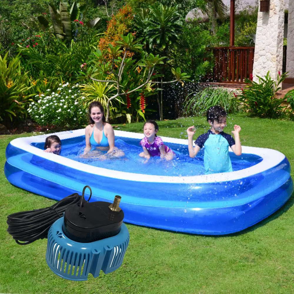 Pompe de couverture de piscine 75W avec 3 adaptateurs
