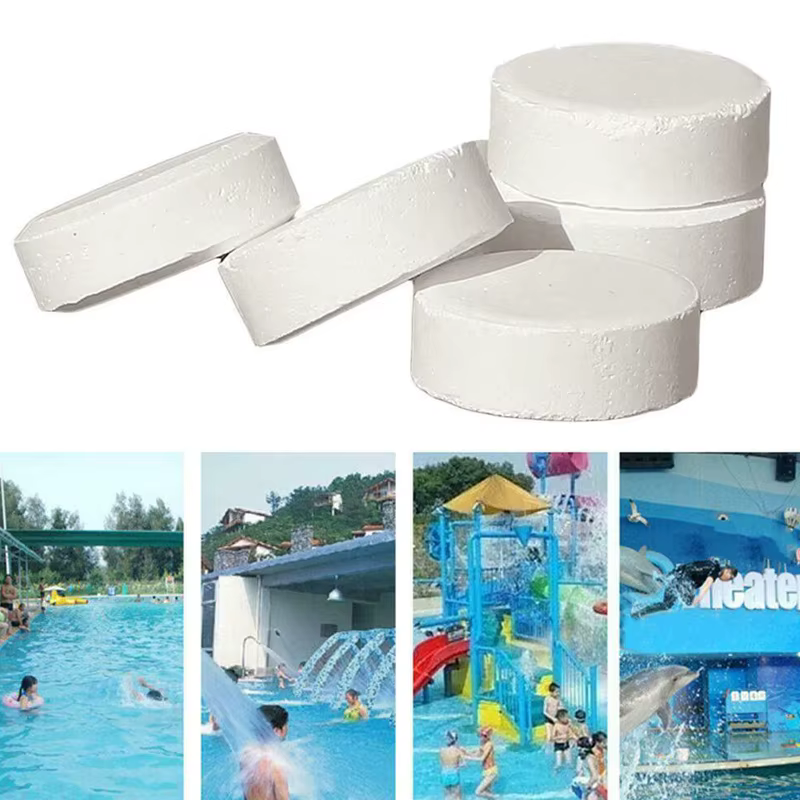 50 pièces comprimés de chlore désinfection instantanée multifonction pour piscine baignoire Spa