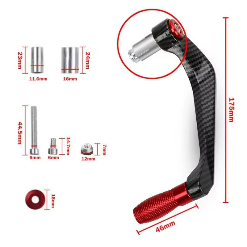 Protection de levier de frein et d'embrayage pour guidon de moto Husqvarna 701 Supermoto Enduro Norden 901 Svartpilen Vitpilen 401