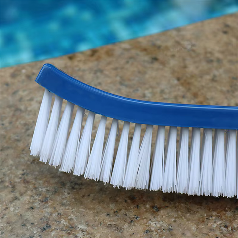 5Pcs 18 pouces bleu piscine brosse poignée propre